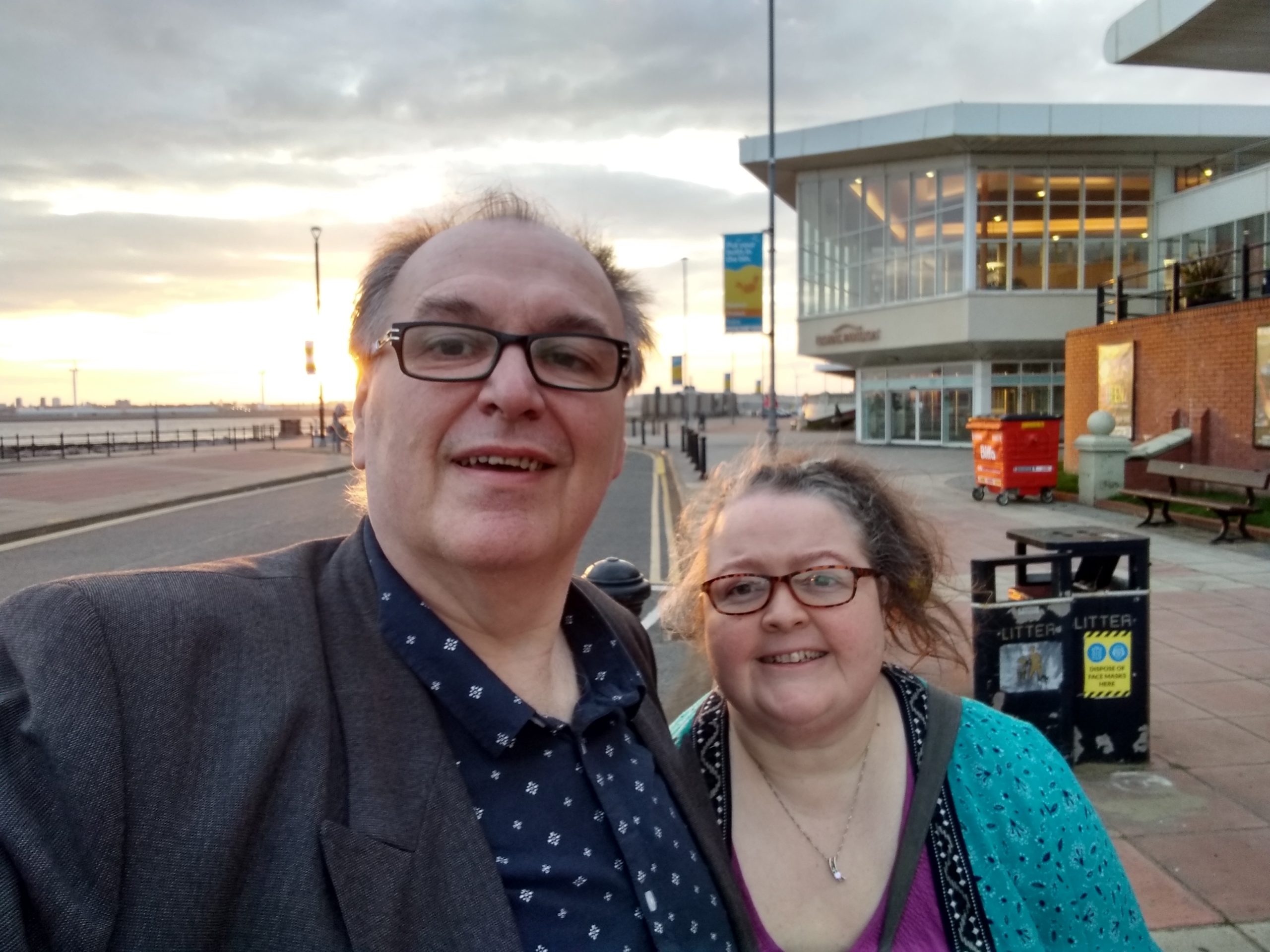 Kathy-and-Tony-Haines-Liverpool-BA-arrive-Wirral-Biz-Fair-2022